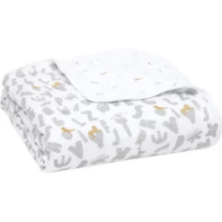 Aden + Anais™ Essential S Katoenen Mousseline Deken Alpha Bet Animals