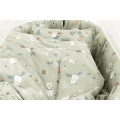Alvi ® 3-delige Wieg Set Baby Forest -Beddengoed Verkoopwinkel alvi 3 delige wieg set baby forest a300652 2