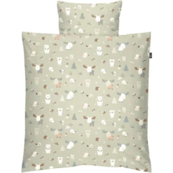 Alvi ® 3-delige Wieg Set Baby Forest -Beddengoed Verkoopwinkel alvi 3 delige wieg set baby forest a300652 4
