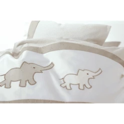 Alvi ® 3-delige Wieg Set Olifant -Beddengoed Verkoopwinkel alvi 3 delige wieg set olifant a325222 4