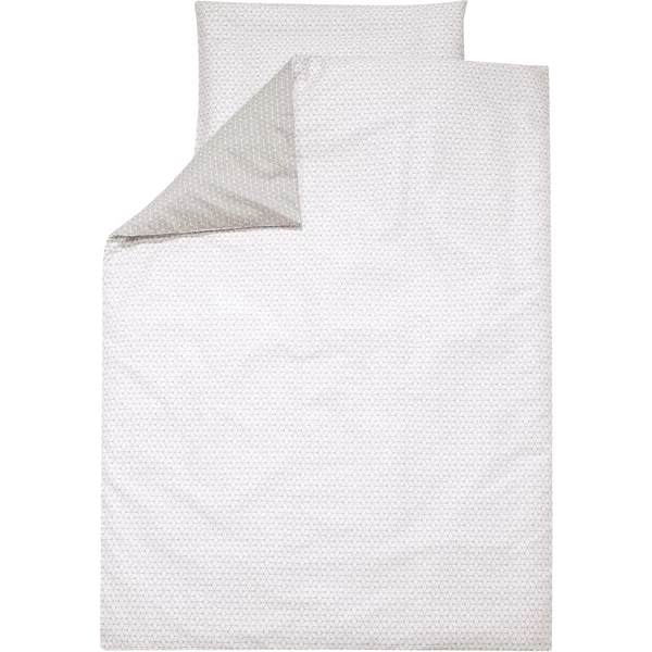 Alvi Beddengoed 100 X 135 Cm, Ruiten Taupe 2 Alvi Beddengoed 100 X 135 Cm, Ruiten Taupe - Afbeelding 2