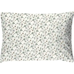 Alvi ® Beddengoed Petit Fleurs Groen/wit 100 X 135 Cm -Beddengoed Verkoopwinkel alvi beddengoed petit fleurs groen wit 100 x 135 cm a383461 4