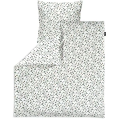 Alvi ® Beddengoed Petit Fleurs Groen/wit 80 X 80 Cm