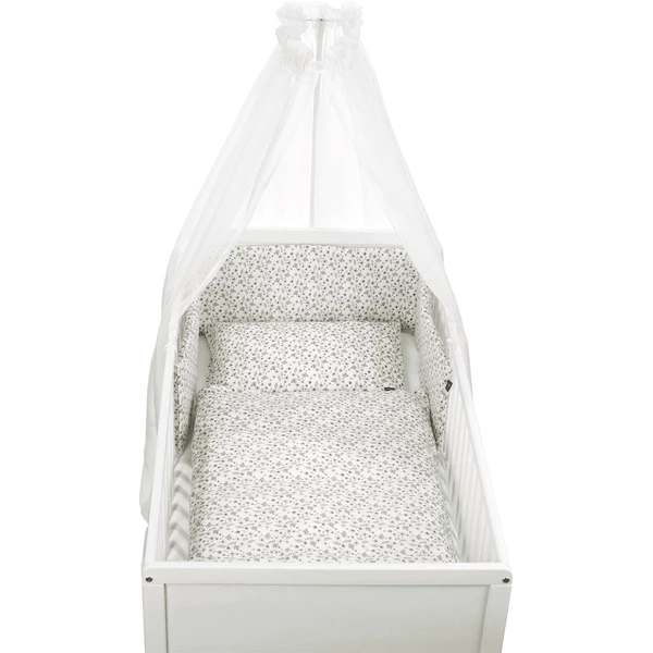 Alvi ® Beddenset 4-delig Petit Fleurs Groen/wit 100 X 135 Cm 1 Alvi ® Beddenset 4-delig Petit Fleurs Groen/wit 100 X 135 Cm