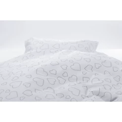 Alvi ® Pendulum Wieg Set 3-delig Heart S White -Beddengoed Verkoopwinkel alvi pendulum wieg set 3 delig heart s white a300337 3