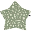 Alvi ® Star Kussen Graniet Animals Graniet Groen/wit
