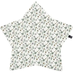 Alvi ® Star Kussen Petit Fleurs Groen/wit -Beddengoed Verkoopwinkel alvi star kussen petit fleurs groen wit a388500 2