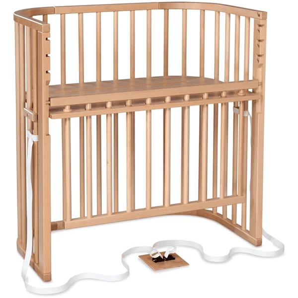 Babybay Boxspring Co-sleeper Comfort Plus Naturel Gelakt 1 Babybay Boxspring Co-sleeper Comfort Plus Naturel Gelakt