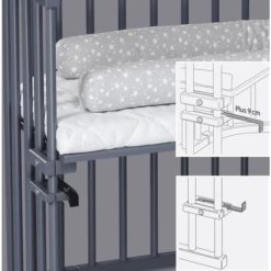 Babybay Co-sleeper Maxi Grijs -Beddengoed Verkoopwinkel babybay co sleeper maxi grijs a086205 3