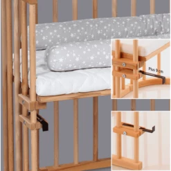 Babybay Co-sleeper Maxi Kernbeukenhout Gëolied -Beddengoed Verkoopwinkel babybay co sleeper maxi kernbeukenhout geolied a041090 3