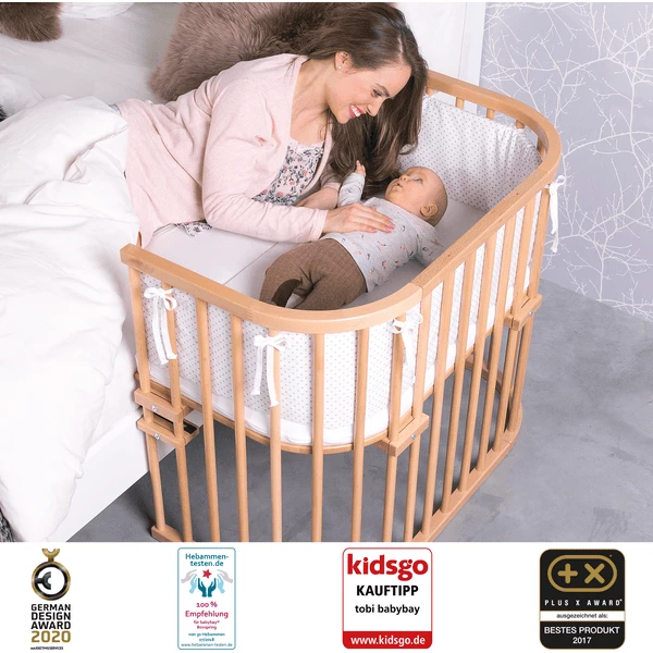 Babybay Co-sleeper Maxi Natuur Onbehandeld 2 Babybay Co-sleeper Maxi Natuur Onbehandeld - Afbeelding 2