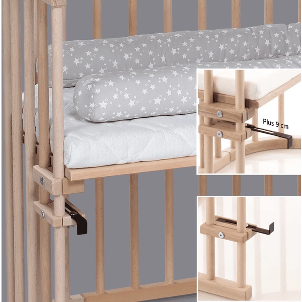 Babybay Co-sleeper Maxi Natuur Onbehandeld 4 Babybay Co-sleeper Maxi Natuur Onbehandeld - Afbeelding 4