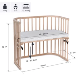 Babybay Co-sleeper Maxi Natuur Onbehandeld 9 Babybay Co-sleeper Maxi Natuur Onbehandeld -Beddengoed Verkoopwinkel babybay co sleeper maxi natuur onbehandeld a037068 4