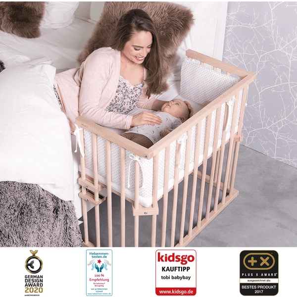 Babybay Co-sleeper Mini Natuur Extra Geventileerd 2 Babybay Co-sleeper Mini Natuur Extra Geventileerd - Afbeelding 2