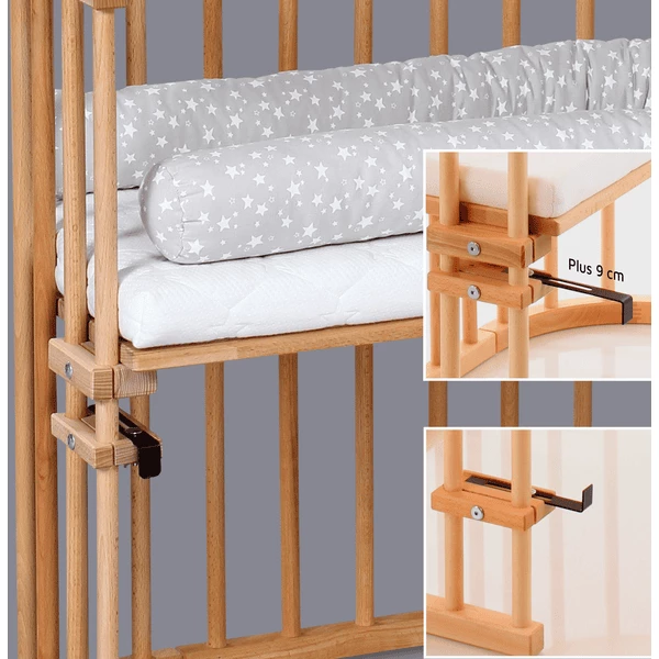 Babybay Co-sleeper Original Natuur Gëolied Extra Geventileerd 4 Babybay Co-sleeper Original Natuur Gëolied Extra Geventileerd - Afbeelding 4
