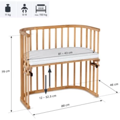 Babybay Co-sleeper Original Natuur Gëolied Extra Geventileerd 9 Babybay Co-sleeper Original Natuur Gëolied Extra Geventileerd -Beddengoed Verkoopwinkel babybay co sleeper original natuur geolied extra geventileerd a041089 4