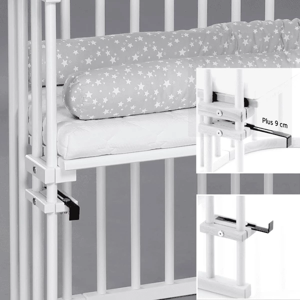 Babybay Co-sleeper Original Wit Extra Geventileerd 4 Babybay Co-sleeper Original Wit Extra Geventileerd - Afbeelding 4