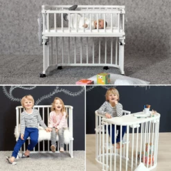 Babybay Maxi Co-sleeper Comfort Plus Wit Gelakt -Beddengoed Verkoopwinkel babybay maxi co sleeper comfort plus wit gelakt a316146 2