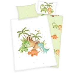Babybest® Beddengoed Dinos 100 X 135 Cm -Beddengoed Verkoopwinkel babybest beddengoed dinos 100 x 135 cm a360360 2