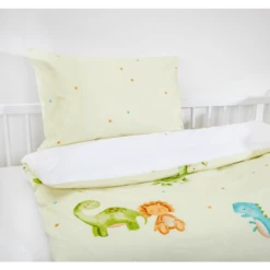 Babybest® Flanellen Beddengoed Dinos 100 X 135 Cm -Beddengoed Verkoopwinkel babybest flanellen beddengoed dinos 100 x 135 cm a376106 3