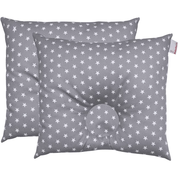 BabyDorm® Preventief Kussen EasyDorm Jonna Grijs Met Witte Sterretjes 3 BabyDorm® Preventief Kussen EasyDorm Jonna Grijs Met Witte Sterretjes - Afbeelding 3