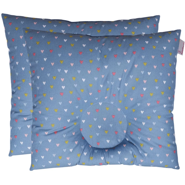 BabyDorm ® Preventief Kussen EasyDorm Nick Blauw Met Gekleurde Hartjes 4 BabyDorm ® Preventief Kussen EasyDorm Nick Blauw Met Gekleurde Hartjes - Afbeelding 4