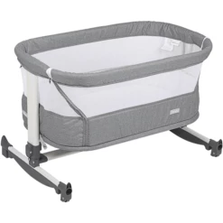 BabyGO Co-sleeper Vivaldi Dark Grey -Beddengoed Verkoopwinkel babygo co sleeper vivaldi dark grey a306786 4