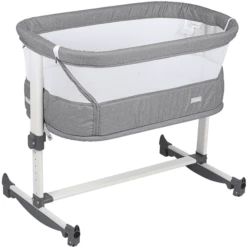 BabyGO Co-sleeper Vivaldi Grey
