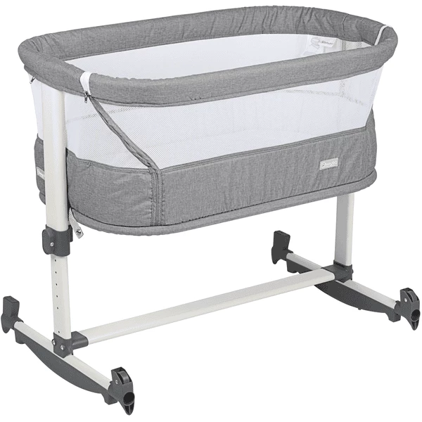 BabyGO Co-sleeper Vivaldi Grey 4 BabyGO Co-sleeper Vivaldi Grey - Afbeelding 4