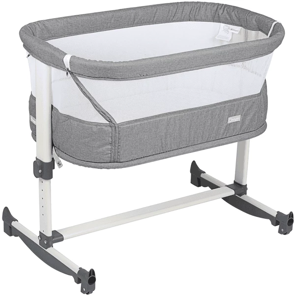 BabyGO Co-sleeper Vivaldi Grey 1 BabyGO Co-sleeper Vivaldi Grey