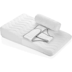 BabyJem Baby Refluxkussen Met Zijkussens White -Beddengoed Verkoopwinkel babyjem baby refluxkussen met zijkussens white a289503 1