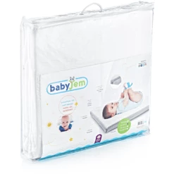 Babyjem Babymatrasje Universeel Wit 120 X 60 Cm -Beddengoed Verkoopwinkel babyjem babymatrasje universeel wit 120 x 60 cm a277848 3