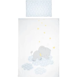 Be B Ella Vital Beddengoed Lunafant Blauw 100 X 135 Cm