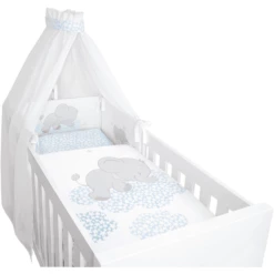 Be B Ella Vital Beddenset 4 Stuks, Lunafant Blauw