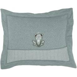 Be Be 's Collectie Knuffelkussen Kikker King 30x40 Cm