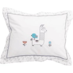 Be Be 's Collection Knuffel Kussen Lama Grijs -Beddengoed Verkoopwinkel be be s collection knuffel kussen lama grijs a268196 1