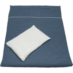 Be Be 's Collection Mousseline Beddengoed Donkerblauw 100 X 135 Cm -Beddengoed Verkoopwinkel be be s collection mousseline beddengoed donkerblauw 100 x 135 cm a325339 3