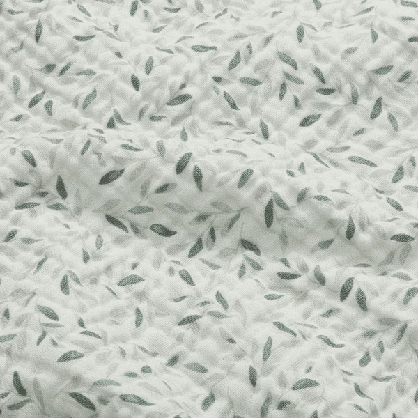 Cam Cam Copenhagen Mousseline Babydeken Green Leaves 5 Cam Cam Copenhagen Mousseline Babydeken Green Leaves - Afbeelding 5