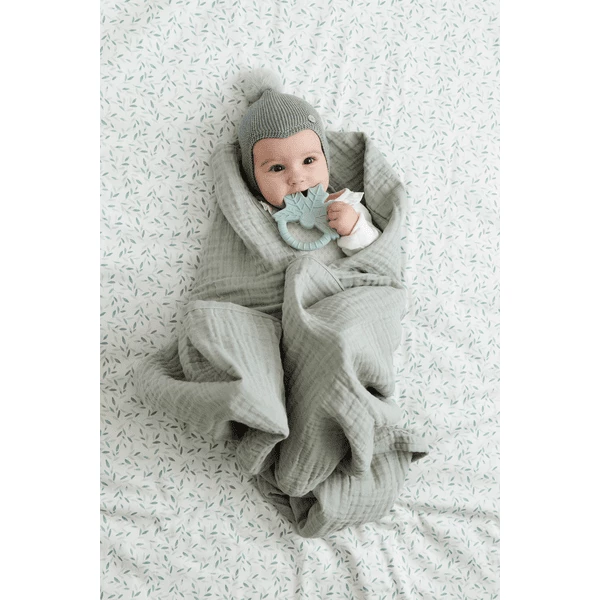 Cam Cam Copenhagen Mousseline Babydeken Lichtblauw 3 Cam Cam Copenhagen Mousseline Babydeken Lichtblauw - Afbeelding 3