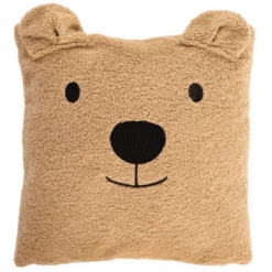Childhome CHILD HOME Teddy Kussen 40 X 40 Cm Bruin -Beddengoed Verkoopwinkel child home teddy kussen 40 x 40 cm bruin a330752 3