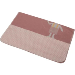 DAVID FUSSENEGGER Baby Deken Met Gebreide Konijnenrouge 70 X 90 Cm -Beddengoed Verkoopwinkel david fussenegger baby deken met gebreide konijnenrouge 70 x 90 cm a272870 1