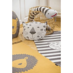 DAVID FUSSENEGGER Luipaardkussen Lichtgrijs 30 X 40 Cm -Beddengoed Verkoopwinkel david fussenegger luipaardkussen lichtgrijs 30 x 40 cm a291027 4