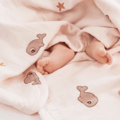 Done By Deer Babydeken Mousseline Wally Roze -Beddengoed Verkoopwinkel done by deer babydeken mousseline wally roze a388932 3