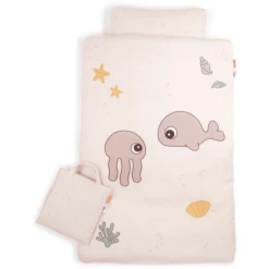 Done By Deer ™ Beddengoed Junior Jelly & Wally 100 X 140 Cm Powder Roze -Beddengoed Verkoopwinkel done by deer beddengoed junior jelly wally 100 x 140 cm powder roze a341953 4