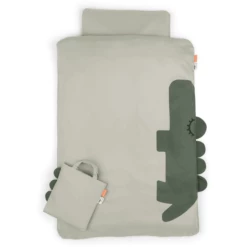 Done By Deer ™ Beddengoed Set Junior Sleepy 100 X 140 Cm Croco Groen -Beddengoed Verkoopwinkel done by deer beddengoed set junior sleepy 100 x 140 cm croco groen a394510 4