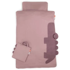 Done By Deer ™ Beddengoed Set Junior Sleepy 100 X 140 Cm Croco Roze -Beddengoed Verkoopwinkel done by deer beddengoed set junior sleepy 100 x 140 cm croco roze a394493 4