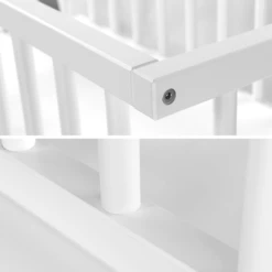 Dreamgood Co-sleeper Beuken Wit Gelakt | Matras Prime -Beddengoed Verkoopwinkel dreamgood co sleeper beuken wit gelakt matras prime a348579 2