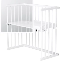 Dreamgood Co-sleeper Beuken Wit Gelakt | Matras Prime Air -Beddengoed Verkoopwinkel dreamgood co sleeper beuken wit gelakt matras prime air a348618 1