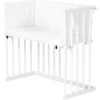 Dreamgood Co-sleeper Beuken Wit Gelakt | Matras Prime Air | Nest, Off- White Sterrenmix Caramel/platinum