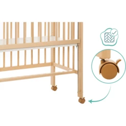 Fillikid Bijzet Bed/wieg Cocon Natuur 45x95cm -Beddengoed Verkoopwinkel fillikid bijzet bed wieg cocon natuur 45x95cm a041001 3